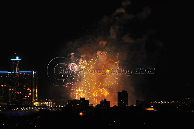 Detroit Fireworks 2012 5475